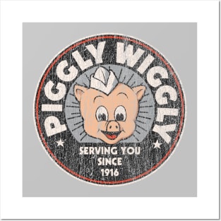 Cracked Piggly Wiggly Posters and Art